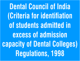 Norms and Guidelines for Fees Regulations 1994