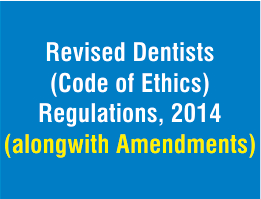 Dentists Code of Ethics Regulations 2014