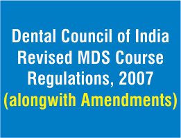 MDS Course Regulations 2007
