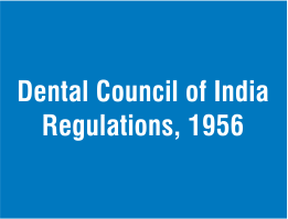 DCI Regulations 1956