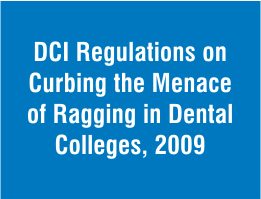 DCI Anti Ragging Regulations 2009